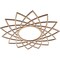 Ekena Millwork Eleanor Wood Fretwork Pierced Ceiling Medallion, Alder, 16"OD x 6 1/8"ID x 1/4"T CMWP16X16X0250EAAL - alternate 4